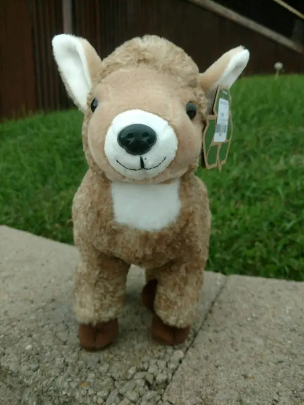 The Petting Zoo Doe Deer Standing Stuffed Animal