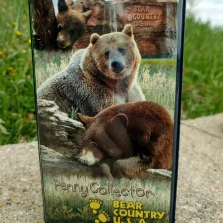 Bear Country USA Penny Collector Book Front
