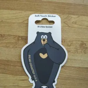 Cartoon Black Bear Sticker