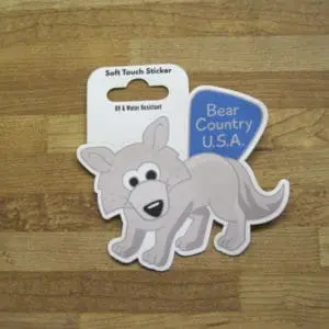 Cartoon Wolf Sticker