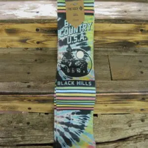 Adult Socks-Bear in Circle Tye Dye
