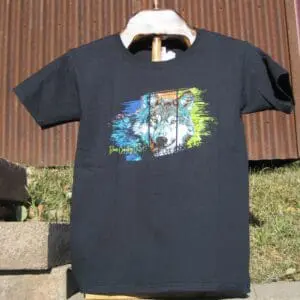 Youth Tee-Wolf Panel Splash