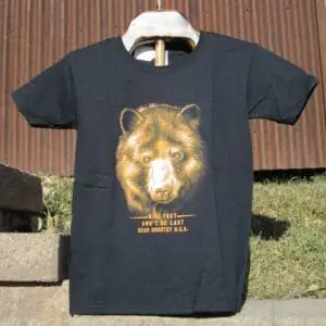 Youth Tee-Bear Face "Hike Fast..."