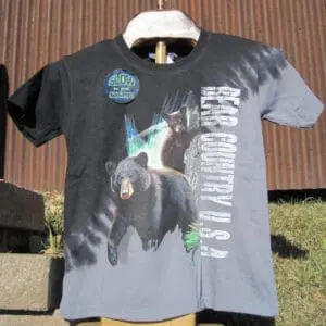 Youth Tee-Bear w/Cub in Tree