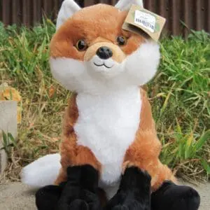 12" Red Fox Sitting-Petting Zoo