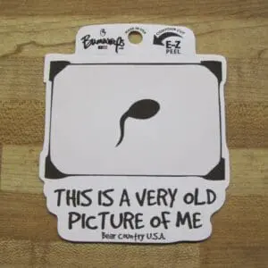 Funny Sticker- Very Old Picture of Me