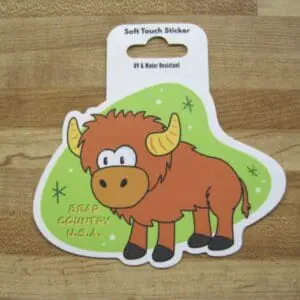 Sticker- Cartoon Bison