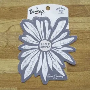 Sticker- Live Simply Flower