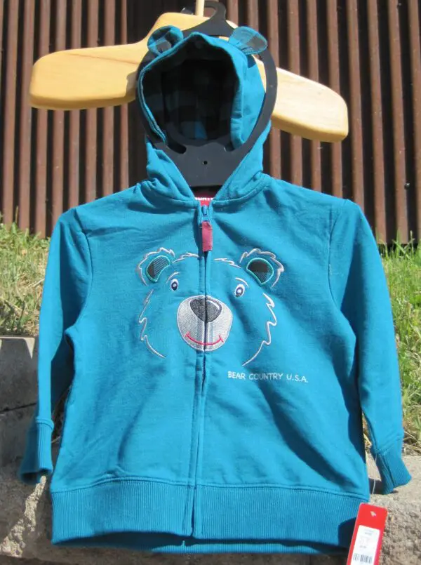 Youth Zip Up Hoodie w/Ears