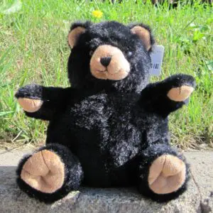 8" Baby Plumpee Blk Bear