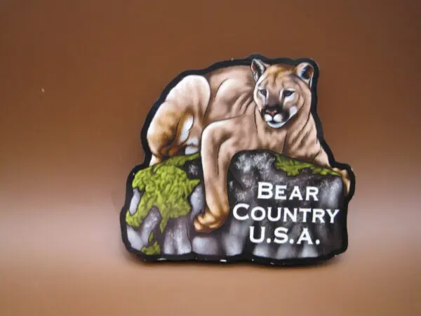 Magnet- Mountain Lion on Rock