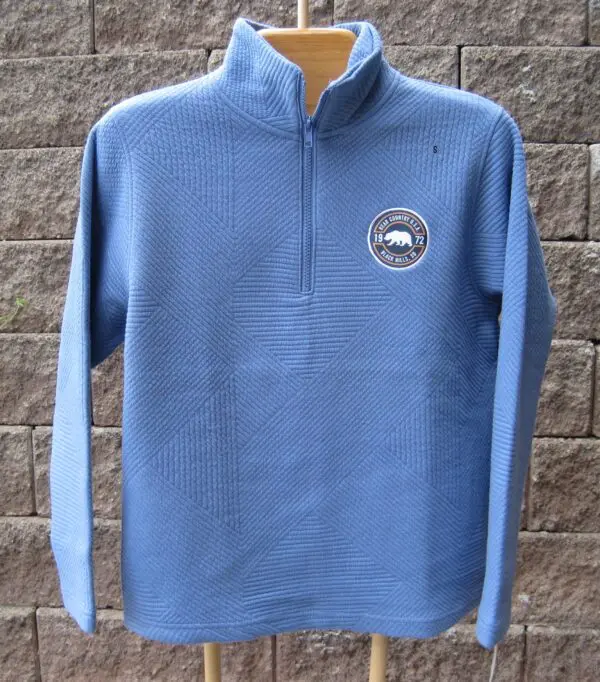 Ladies Zig Zag Pattern 1/4 Zip Jacket