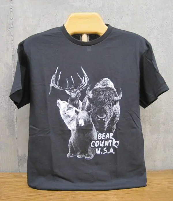 Adult Tee-Black Bear, Wolf, Buffalo & Elk