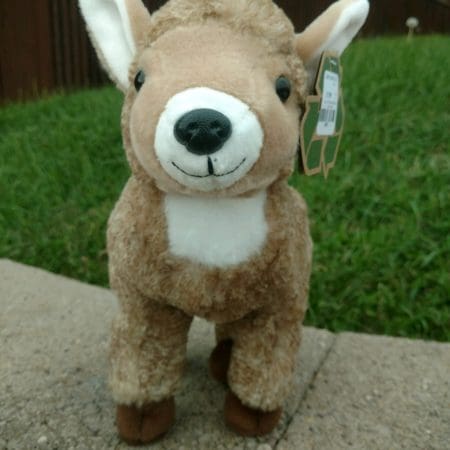 The Petting Zoo Doe Deer Standing Stuffed Animal