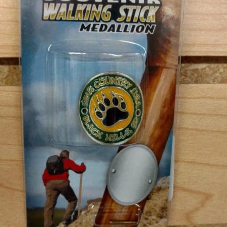 bear country walking stick medallion